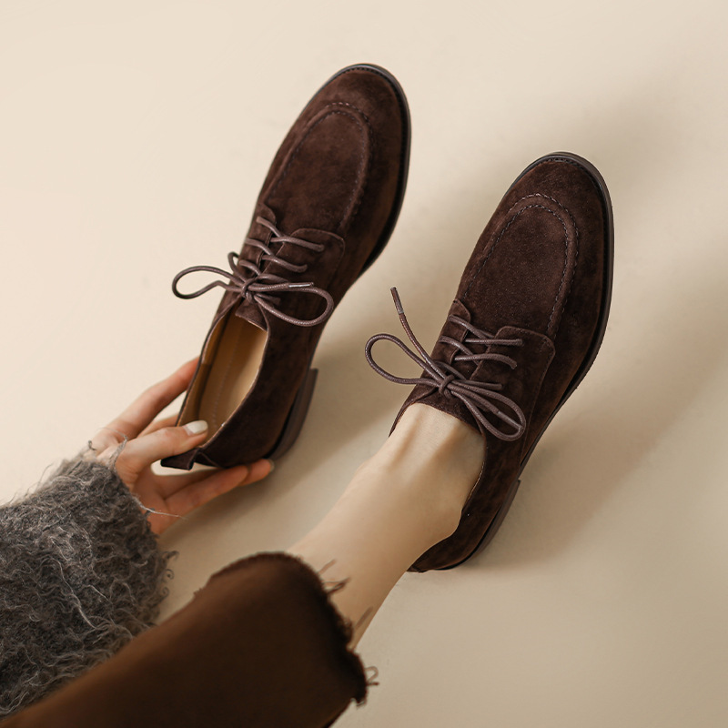 Oxford Lace Up Women - 2025 Primavera e Autunno Nuove Donne