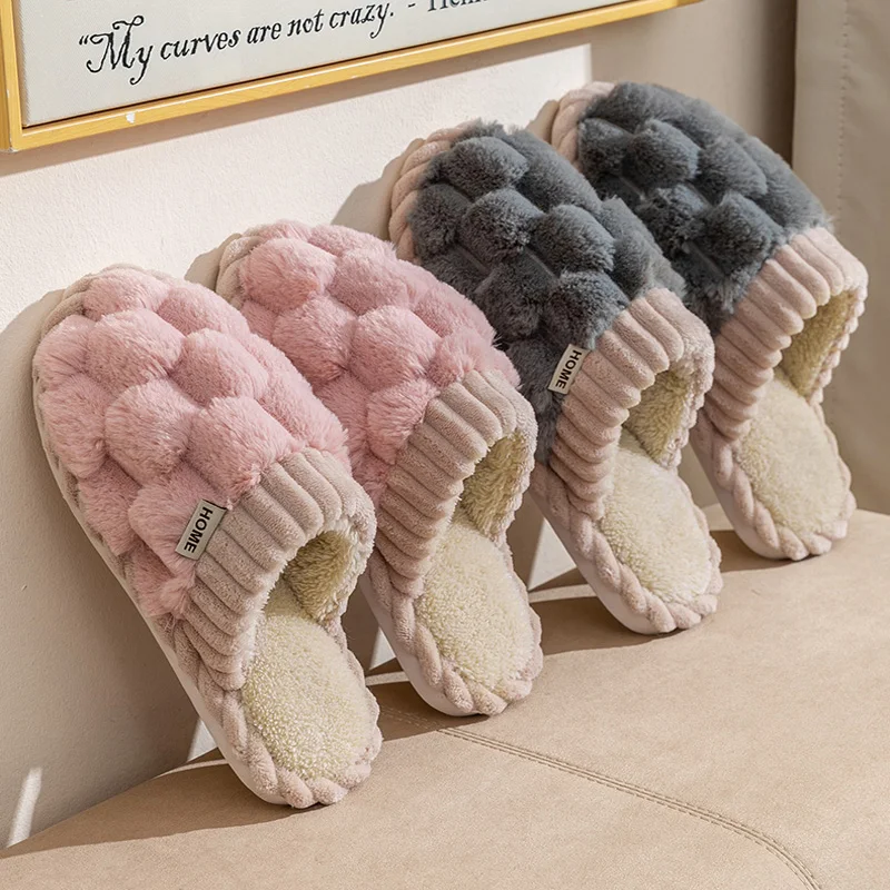 Mule Slip On - Pantofole invernali alla moda per coppie,