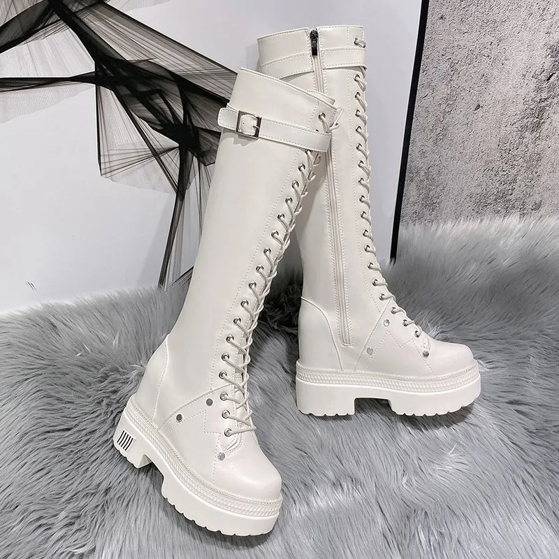 Stivali alti al ginocchio con  - Knee High Boots Women recensione e prezzo